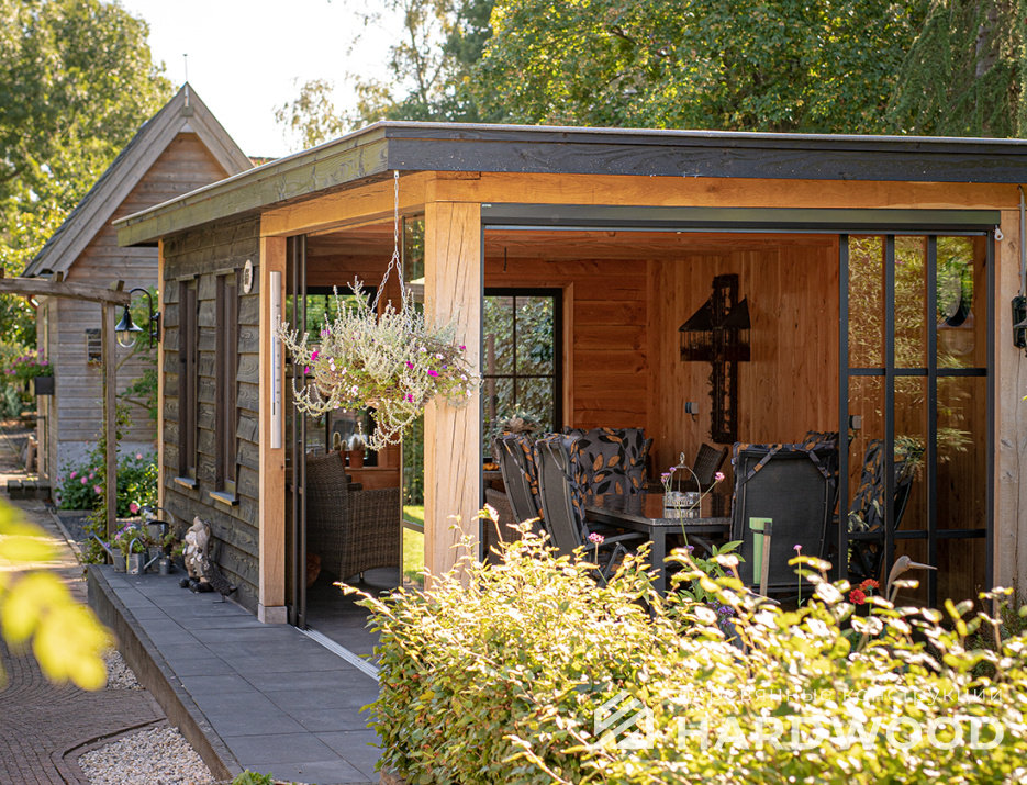 Беседка в стиле лофт для дачи №21 - фото 1437