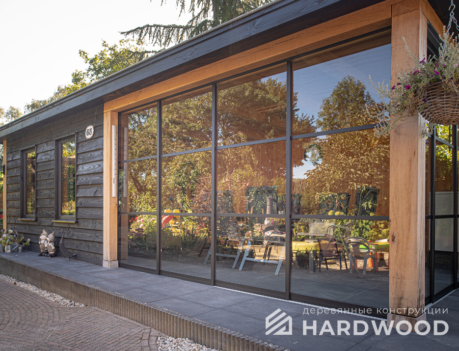 Беседка в стиле лофт для дачи №21 - фото 1436