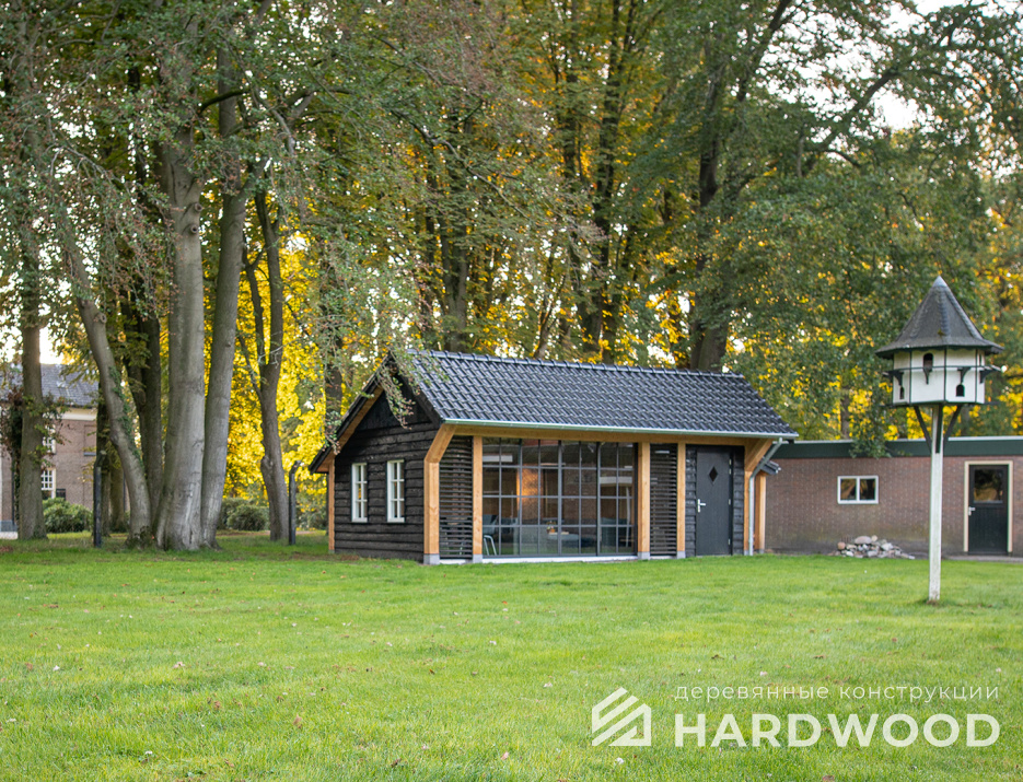 Всесезонная беседка с дровником №24 - фото 1458